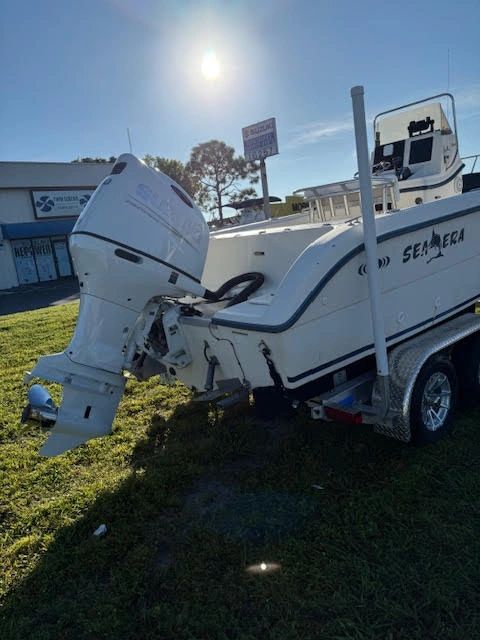 Sea Fox boat with Suzuki outboard motor